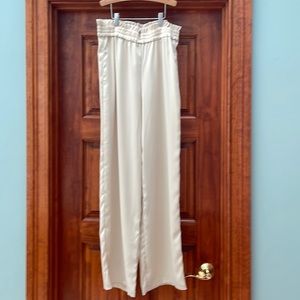 • JOIE PAPERBAG WAIST WIDE LEG PANTS •